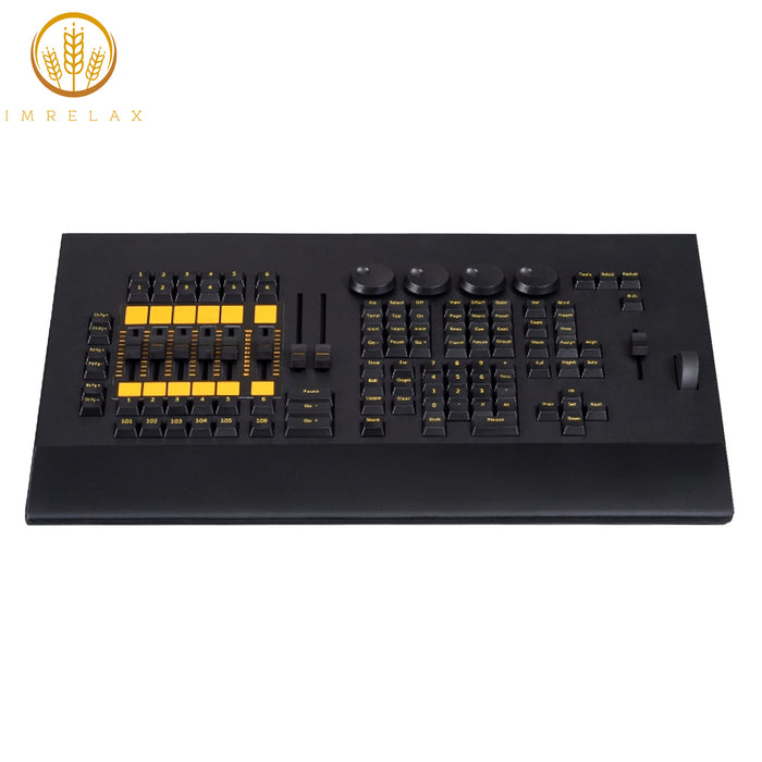 IMRELAX MA2 Command Wing for Professional DMX Lighting Control 2 DMX Outputs High-Precision Faders MIDI Timecode RDM Support Flight Case Included