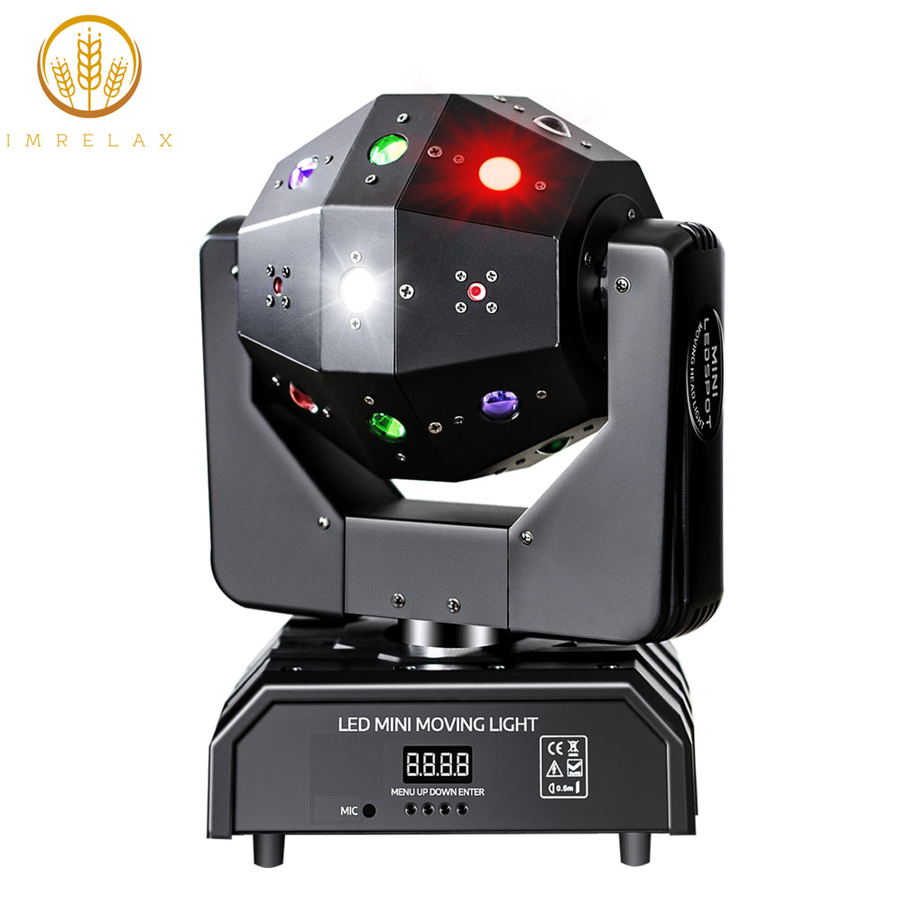 IMRELAX 16x3W Beam Strobe Disco Laser Light for DJ Karaoke