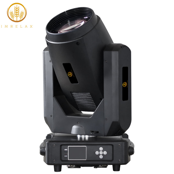 IMRELAX 311W Beam Moving Head DJ Light - High Output Stage Light with 14 Colors, 13 Gobos, Rainbow Effects for Medium/Large Concerts & Live Shows