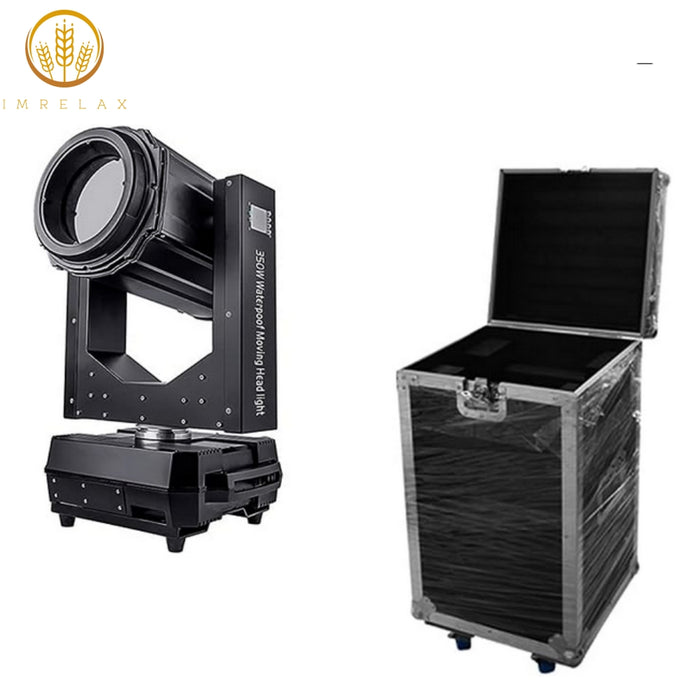 IMRELAX Outdoor Waterproof Beam 17R 350W Moving Head Light Fixture Sky Beam Searchlight IP65 DJ Disco Equipment Stage Light