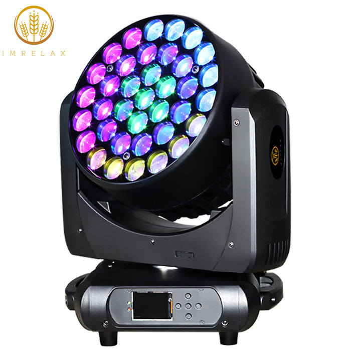 37x15w rgbw moving head wash light for stage and concert lighting