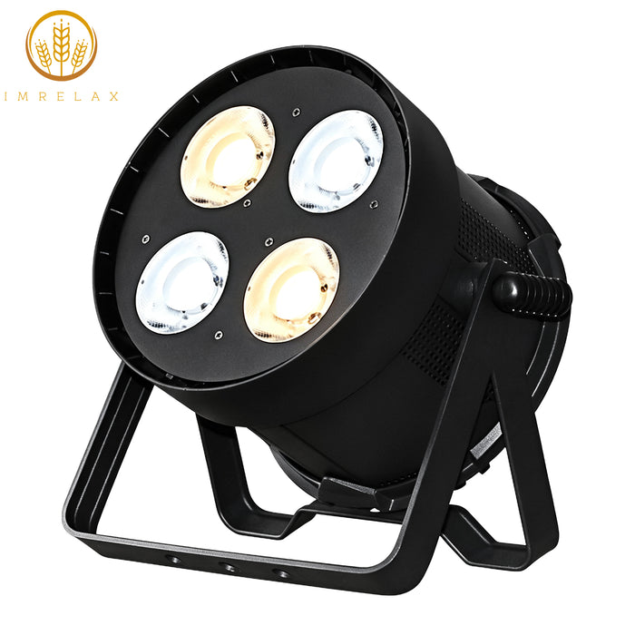 IMRELAX 4 x 50 W kalt- und warmweißes Blinder-Wash-Stage-Par-Licht mit COB-LED-Scheinwerfer