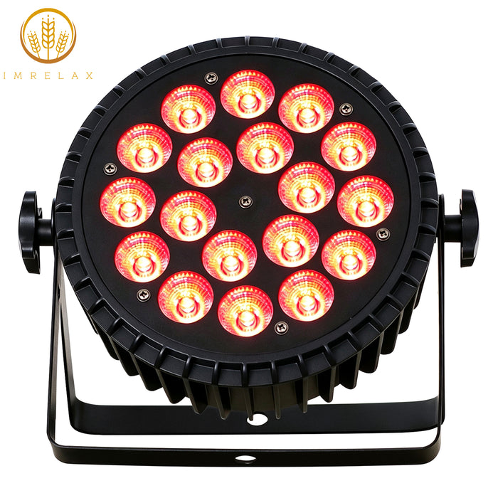IMRELAX 18x10W RGBW 4in1 Stage Wash Par Light Uplight