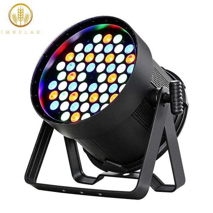 IMRELAX New Update 54x3W LED Par Light RGBW 4in1Par Can Light Wash Light Stage Light