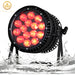outdoor rgbw led par light with zoom beam effect