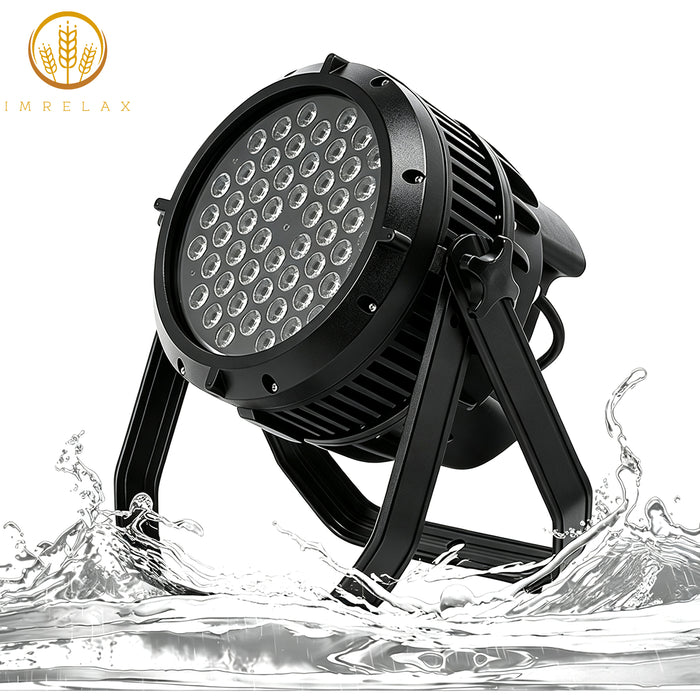 IMRELAX 54x3W RGBW LED Par Light IP68 Waterproof Stage Lighting