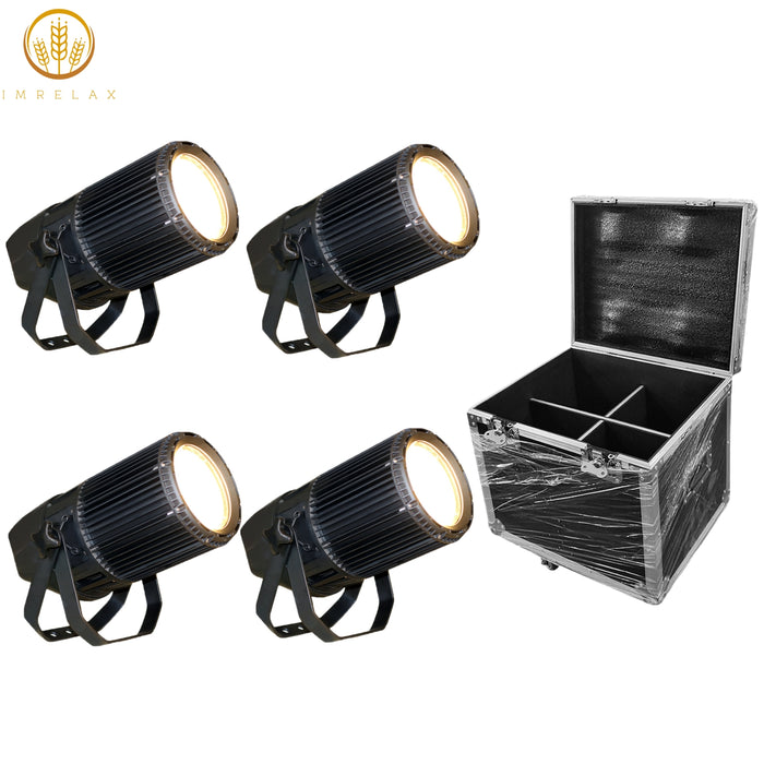 IMRELAX 260W RGBW COB LED Zoom Spotlight Outdoor Waterproof Wash