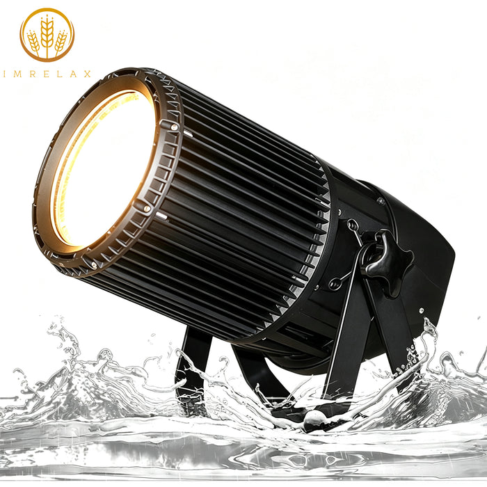 IMRELAX Exterior Impermeable 260W Blanco frío y cálido Blinder Audience Spotlight con Zoom Wash