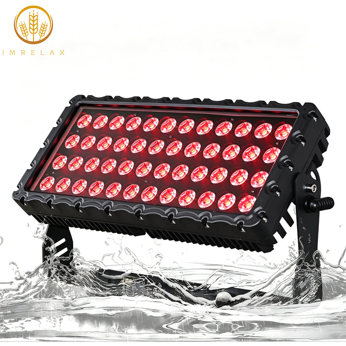 IMRELAX Impermeabile 48x8W RGBW LED Wash Light Spotlight Up Lighting Proiettore Wash Fixture per esterni