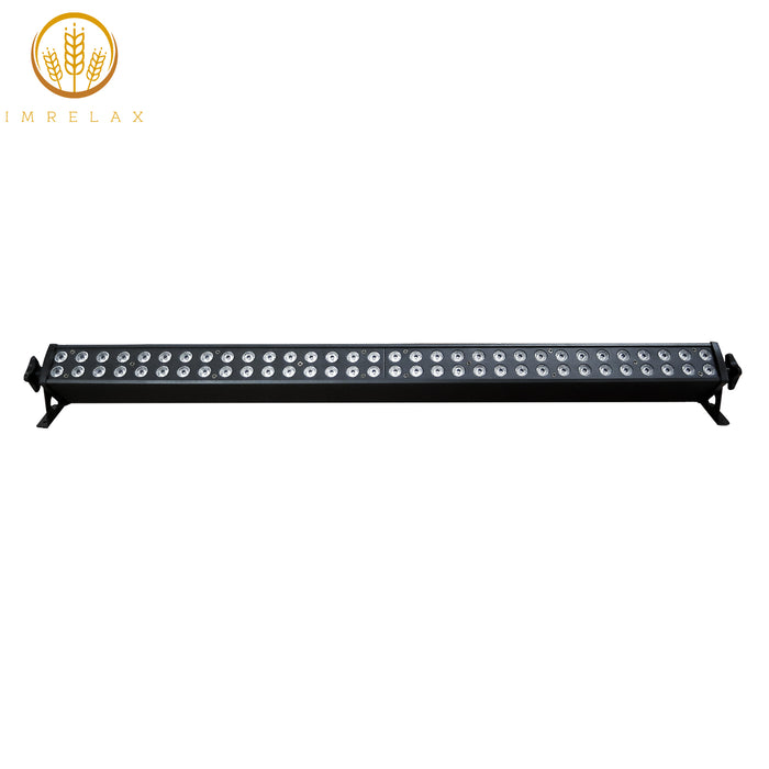 IMRELAX RGB LED Wash Light Bar with Strobe Effect Wall Washer Light Strip Uplighting