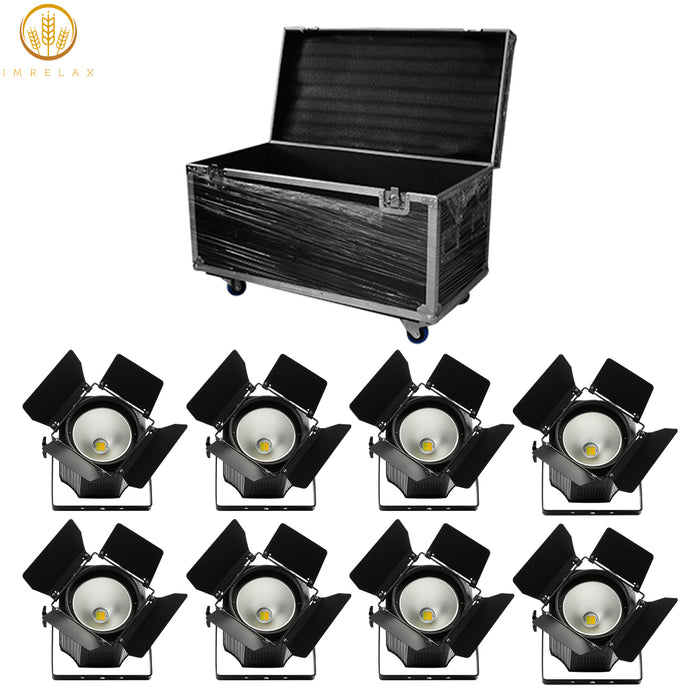 IMRELAX IMRELAX 200 W COB LED Audience Blinder Par Light com tampa de metal dobrável