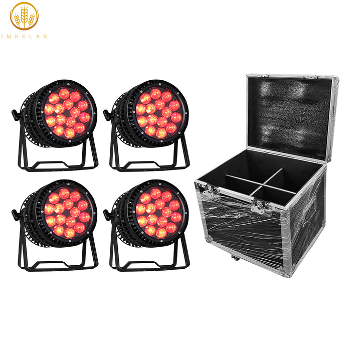 IMRELAX Outdoor 15x15W RGBW 4in1 PAR with Zoom Waterproof LED Stage Wash Light Uplight Stage Lighting