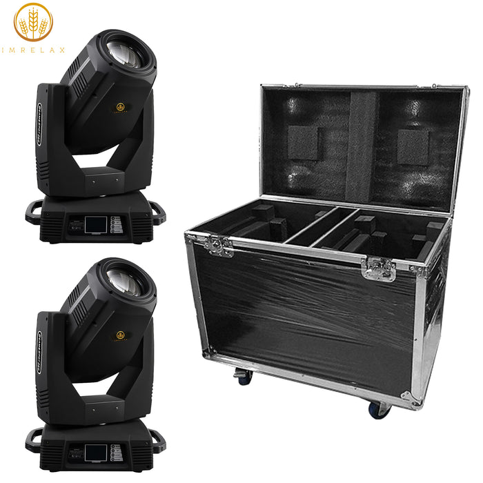 IMRELAX 350W 17R Beam Spot Wash 3-in-1 Moving Head Light Fixture DJ Stage Lighting for Disco Wedding Show