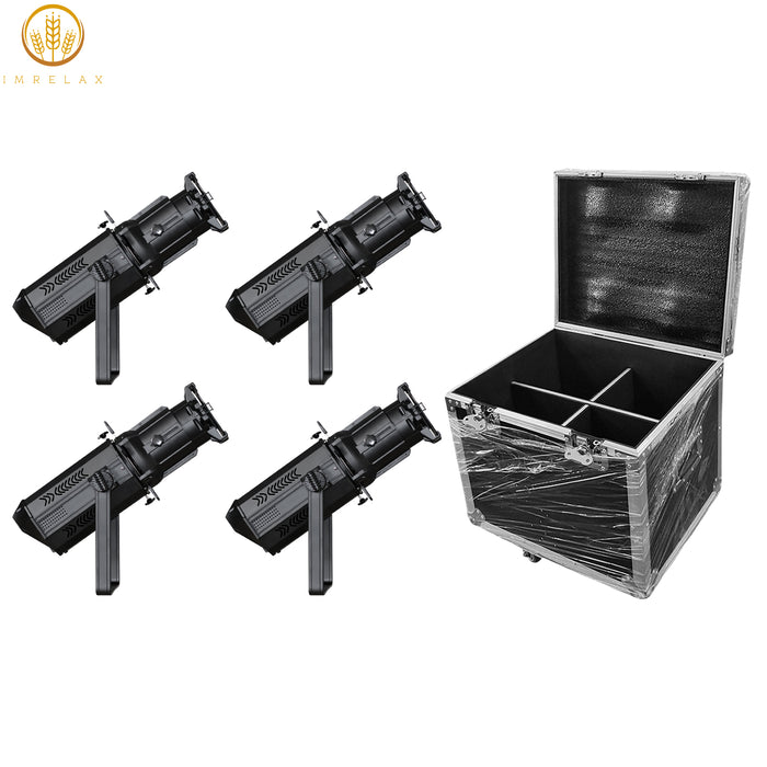 IMRELAX 200W COB LED Elipsoidal Foco Perfil Branco Spot Light Projetor Leko Refletor para Teatro Igreja Estúdio