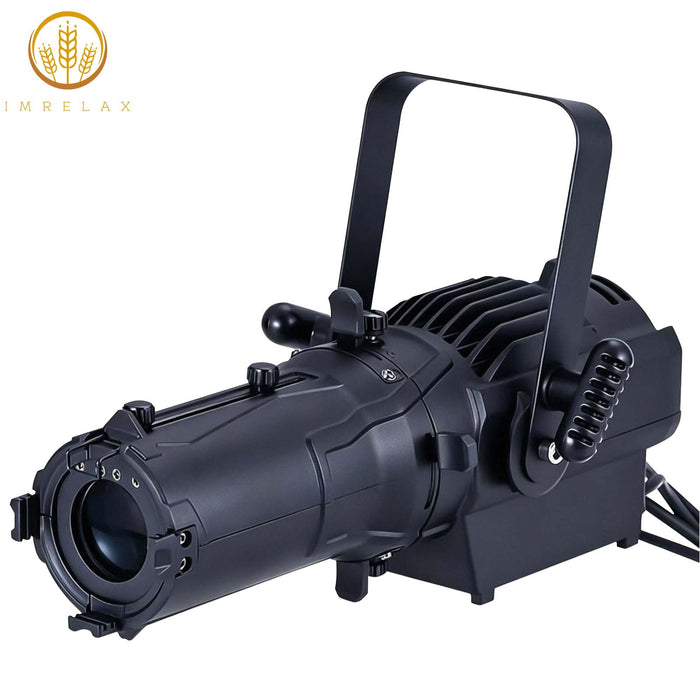 IMRELAX 60W COB LED 타원체 프로필 스포트라이트 수동 줌 3200K TV 방송국 극장 Flim 생산을 위한 따뜻한 흰색 조명