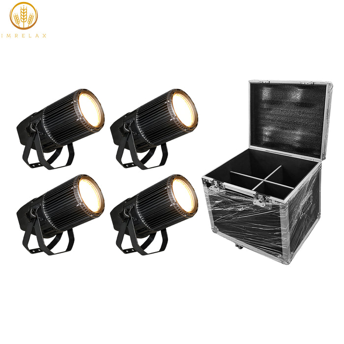 IMRELAX 260W RGBW COB LED Zoom Spotlight Outdoor Waterproof Wash/Blinder Par Light for Stage Lighting