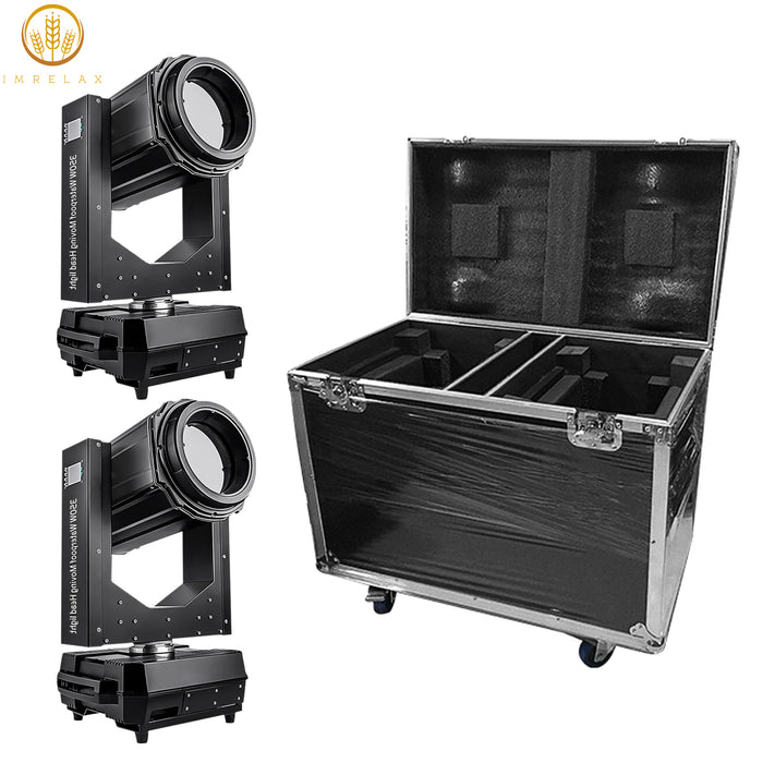 IMRELAX Outdoor Waterproof Beam 17R 350W Moving Head Light Fixture Sky Beam Searchlight IP65 DJ Disco Equipment Stage Light