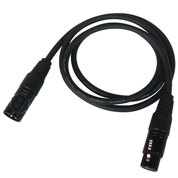 3 Câbles DMX 10 Mètres QTX - XLR 3 Broches - Pour éclairage Scène, Spectacle - Blindés, Flexibles - Connexion Maître/esclave - Qualité Professionnelle - 2
