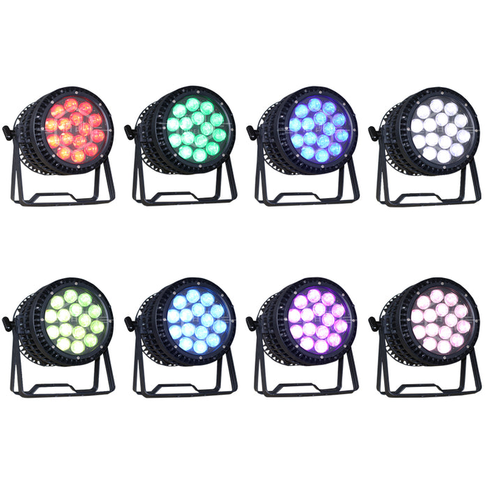 IMRELAX Outdoor 15x15W RGBW 4in1 PAR avec Zoom LED étanche Stage Wash Light Uplight