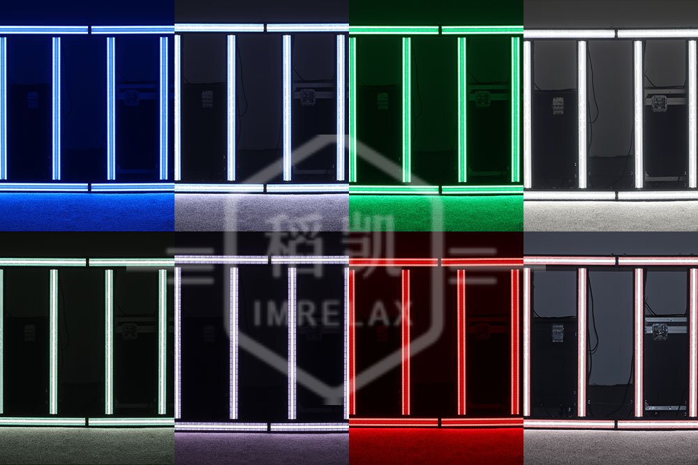 IMRELAX LED ストロボ ライト DJ ブラインダー ウォッシュ ライト ストリップ サウンド アクティベート ステージ ライト バー ギグ/ナイトクラブ用