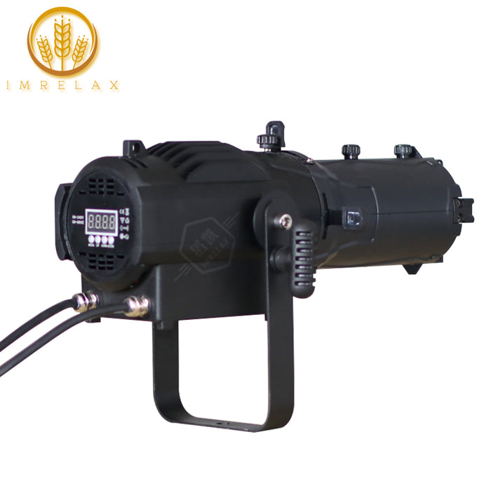 IMRELAX 60 W COB LED-Scheinwerfer mit Ellipsoidprofil, manueller Zoom, 3200 K, warmweiße Beleuchtung für Fernsehsender, Theater, Flim-Produktion