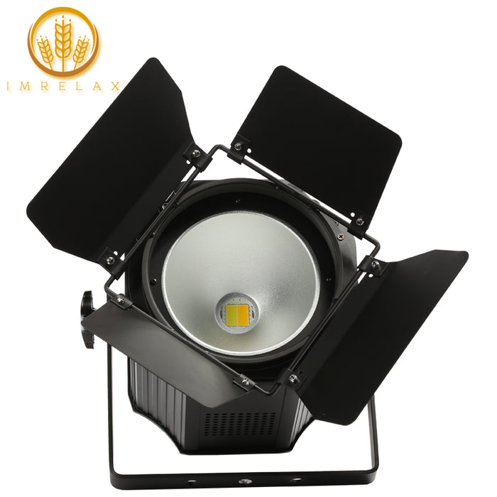 IMRELAX 고출력 200W COB LED 청중 블라인더 동위 조명(접이식 금속 커버 포함)