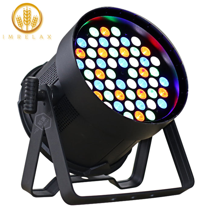IMRELAX Nova atualização 54x3W LED Par Light RGBW 4in1Par Can Light Wash Light Luz de palco