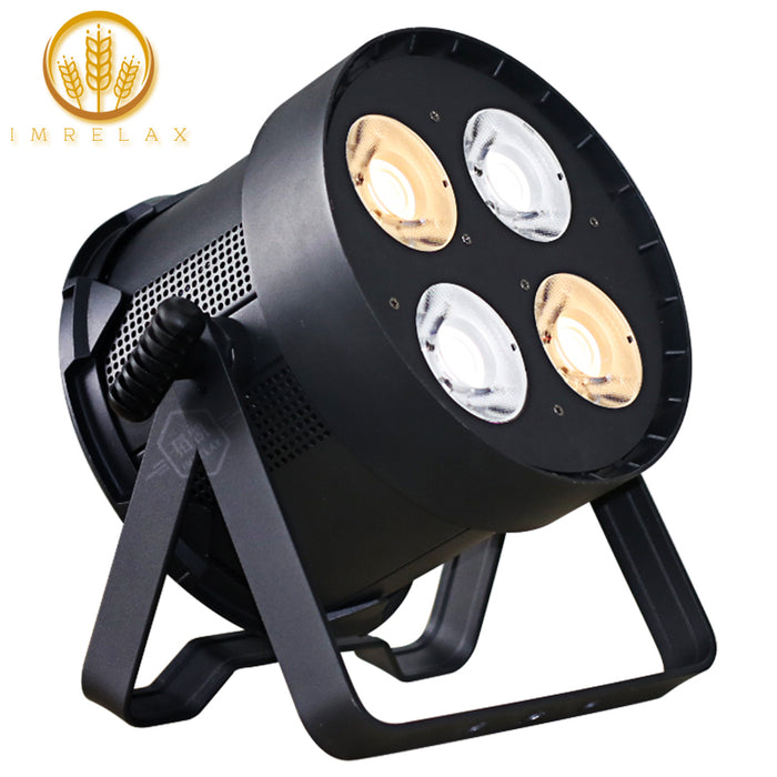 IMRELAX 4 x 50 W kalt- und warmweißes Blinder-Wash-Stage-Par-Licht mit COB-LED-Scheinwerfer