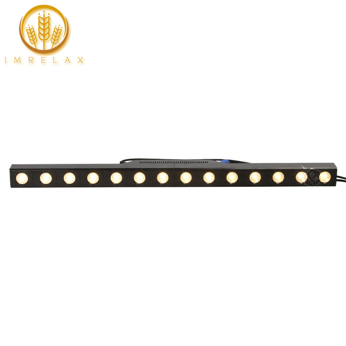 IMRELAX 14x3W 2600K LED branco quente Linear Pixels Stage Light Bar DMX Individual Control LEDs Gold DJ Lighting