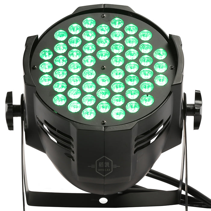 IMRELAX LED Par 54x3W RGBW LED Washlight Großes Netzteil Uplight