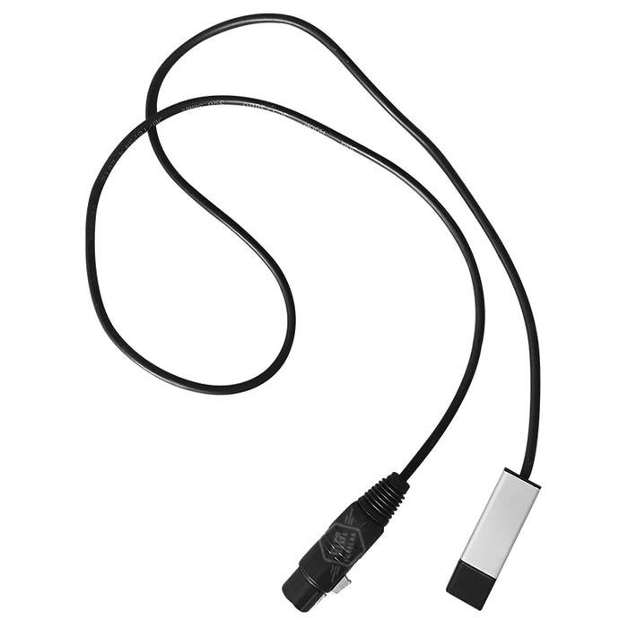 IMRELAX Cavo USB DMX USB maschio a 3 pin a XLR femmina Adattatore interfaccia USB a DMX512/Dongle/Controller per la conversione del segnale della luce del palcoscenico