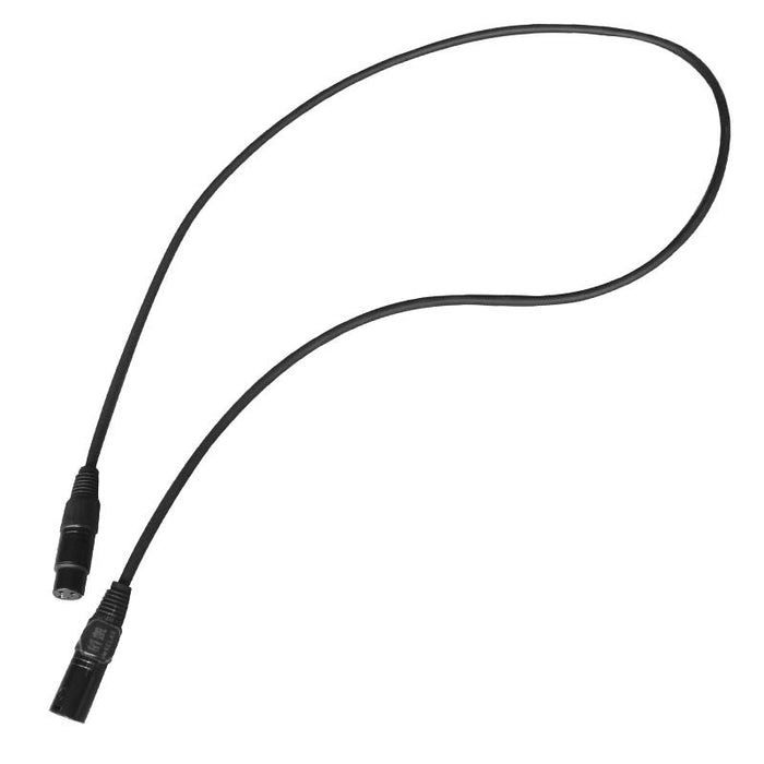 IMRELAX Paquete de 10 cables DMX de 3.25 pies / 1000 mm Cables de luz de escenario Conexión XLR macho a hembra de señal de 3 pines para luz de cabeza móvil Proyector de luz par Entrada y salida DMX