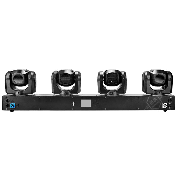 IMRELAX 4x32W RGBW 4in1 LED Luces de escenario Control único DJ Luces principales móviles
