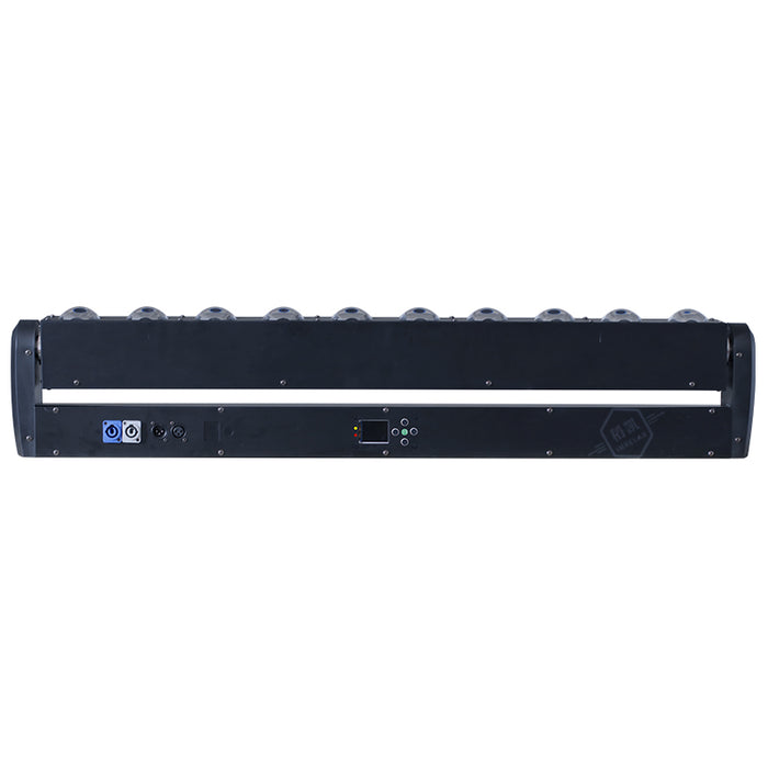 IMRELAX 10x40W RGBW 4in1 Strip Wash/Beam Light Bar con dispositivo a fascio lineare a LED inclinabile Controllo DMX Luce da palcoscenico a testa mobile