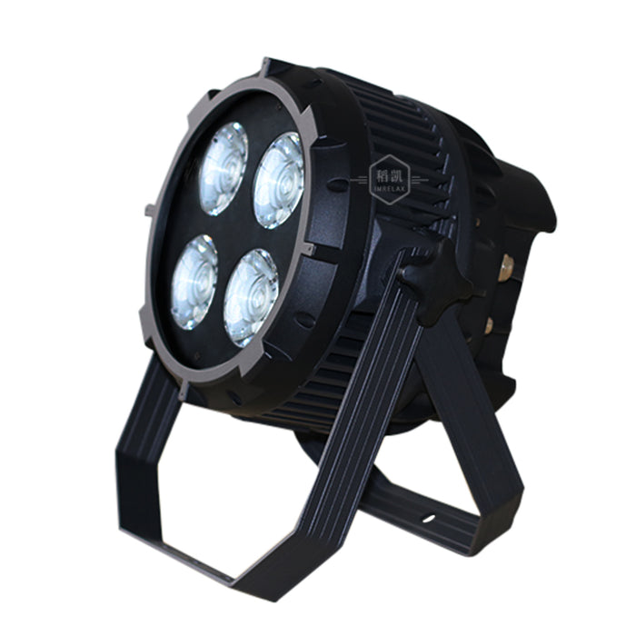 IMRELAX 방수 4x50W LED COB 야외 이벤트용 웜 & 쿨 화이트 워시 블라인더 청중 조명