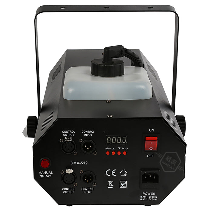 IMRELAX 1200W Stage Fog Machine com RGB 3in1 LED Smoke Machine DMX Control Stage Effect for Halloween