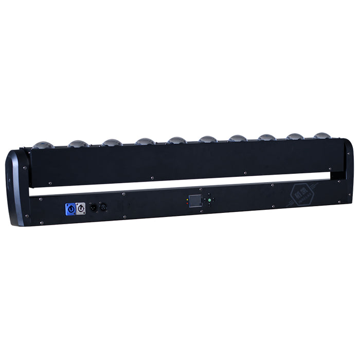 IMRELAX 10x40W RGBW 4 em 1 Faixa Wash/Beam Light Bar com inclinação LED Linear Beam Fixture DMX Control Moving Head Luz de palco