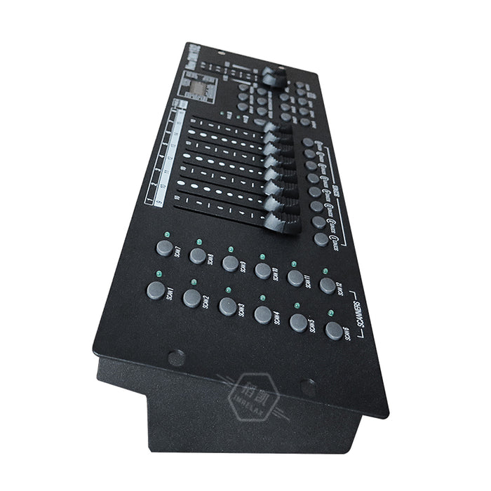 IMRELAX DMX Light Controller 192 Canais DJ Lighting Console para Iluminação de Palco Iniciantes/Profissionais