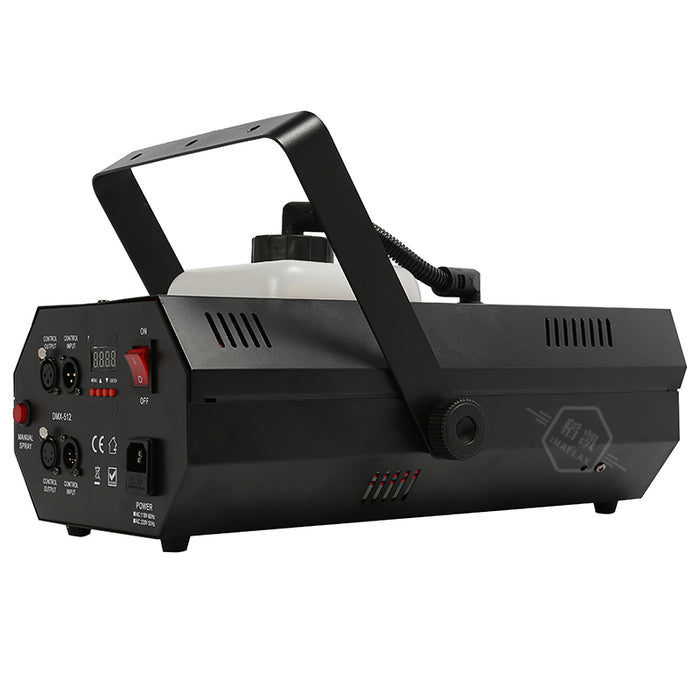 Máquina de niebla de escenario IMRELAX de 1200 W con máquina de humo LED RGB 3 en 1, efecto de escenario de Control DMX para Halloween