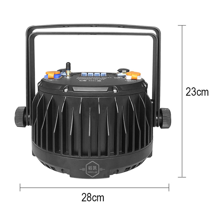 IMRELAX Открытый водонепроницаемый аккумулятор DMX Wireless 12x18W RGBWA+UV LED Par Light