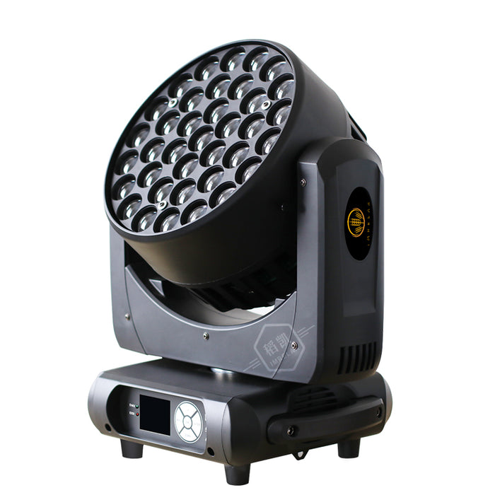 IMRELAX LED 37x15W RGBW Wash Zoom Cabeza móvil para escenario mediano/grande