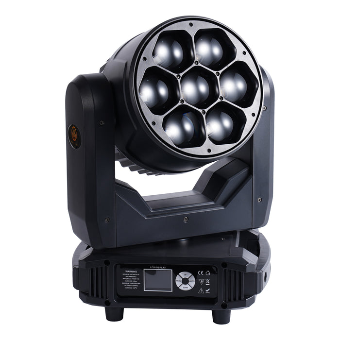 IMRELAX 7x40W Big Bee Eyes RGBW CTO LED Zoom Moving Head DJ Light Wash Beam CTO CMY Light Effects
