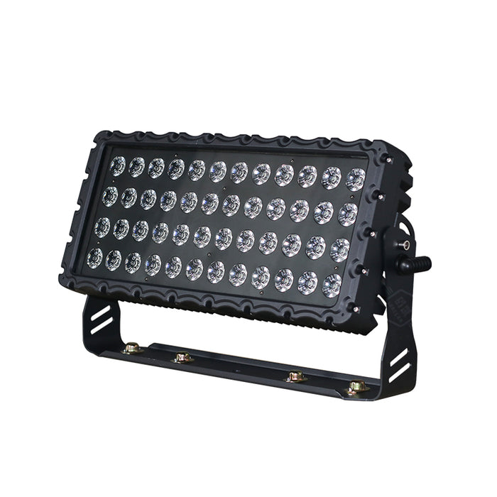 IMRELAX 방수 48x8W RGBW LED 워시 라이트 스포트라이트 조명 투광 조명 야외 워시 고정 장치