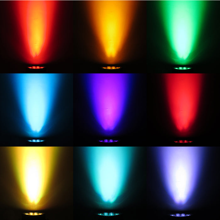 IMRELAX Extérieure Étanche Rechargeable DMX Sans Fil 12x18W RGBWA+UV LED Par Lumière