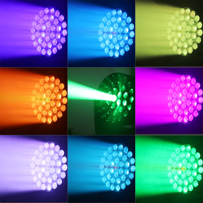 IMRELAX LED 37x15W RGBW ウォッシュ ズーム ムービング ヘッド 中/大ステージ用