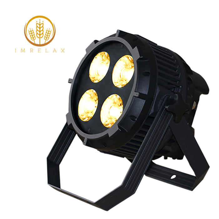 IMRELAX Impermeabile 4x50W LED COB Caldo e Freddo Bianco Lavaggio Blinder Pubblico Luce per Evento all'aperto